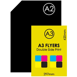 A3 Flyers – Double-Sided