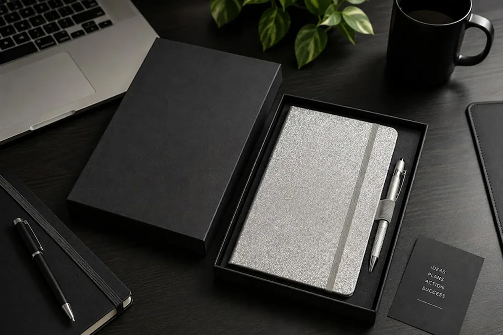 Shimmer Notebook & Pen Gift Set